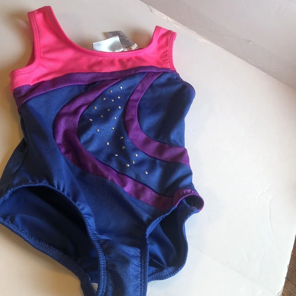 Girls gymnastics freestyle bodysuit